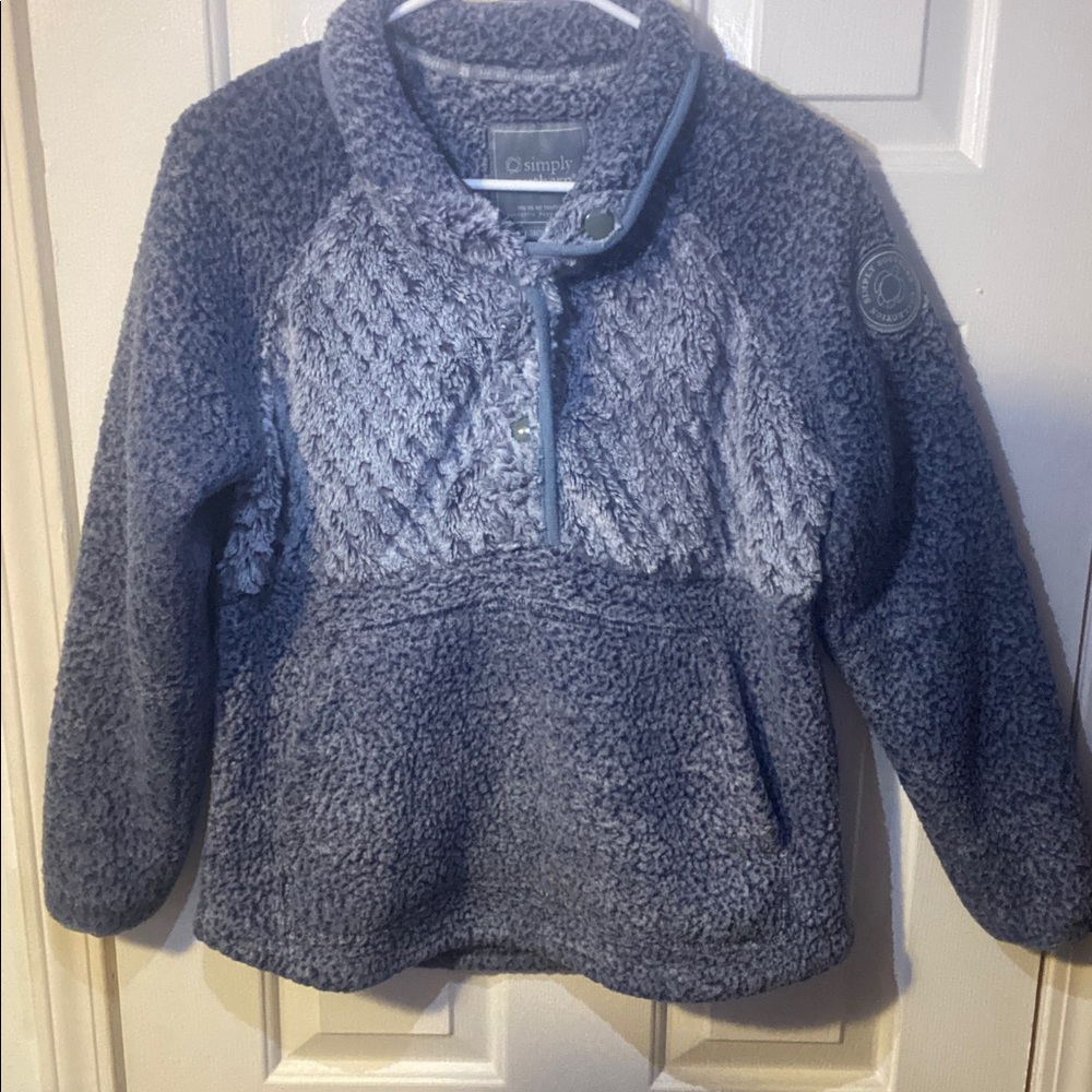 Simply Southern Jacket Blue (missing button not noticeable though)